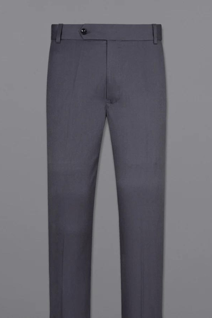 Polyester Grey Men Formal Pants at Rs 1100 in Mathura | ID: 26795979930